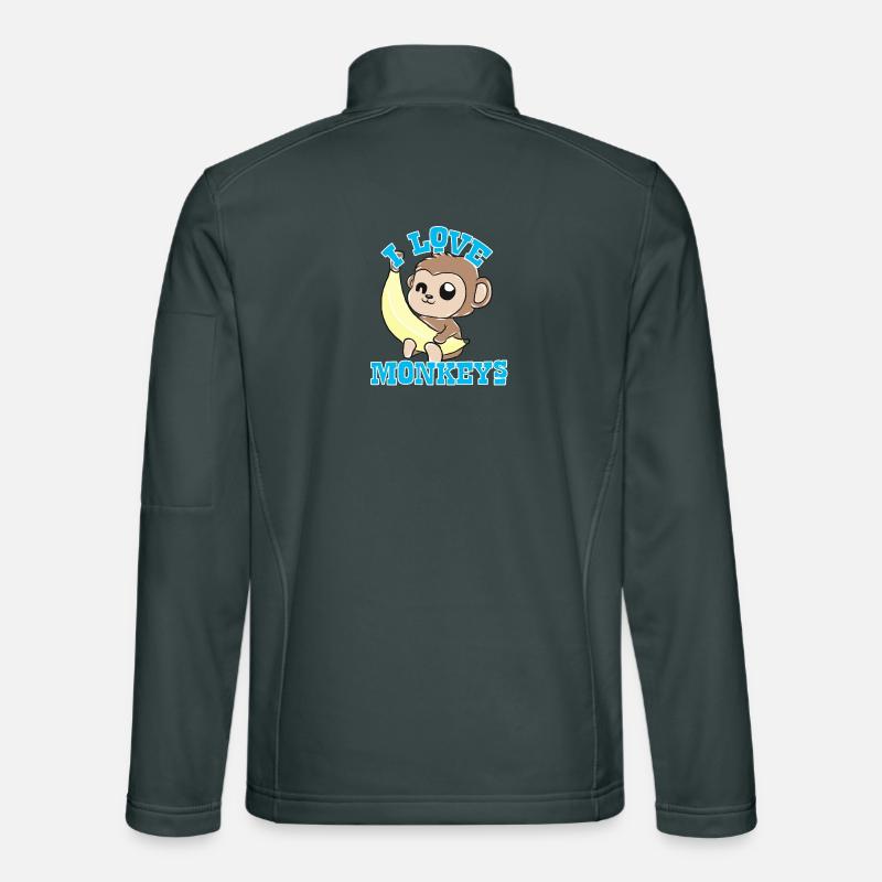 Affen Unisex Softshelljacke