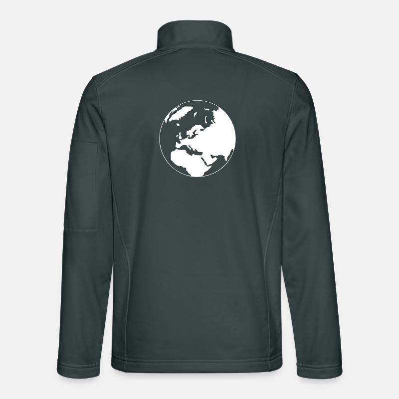 A world map Unisex Softshell Jacket