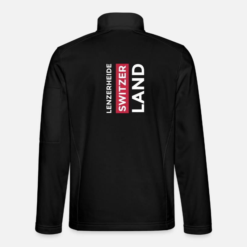 Lenzerheide Souvenir Graubünden Switzerland - Unisex Softshell Jacket - black