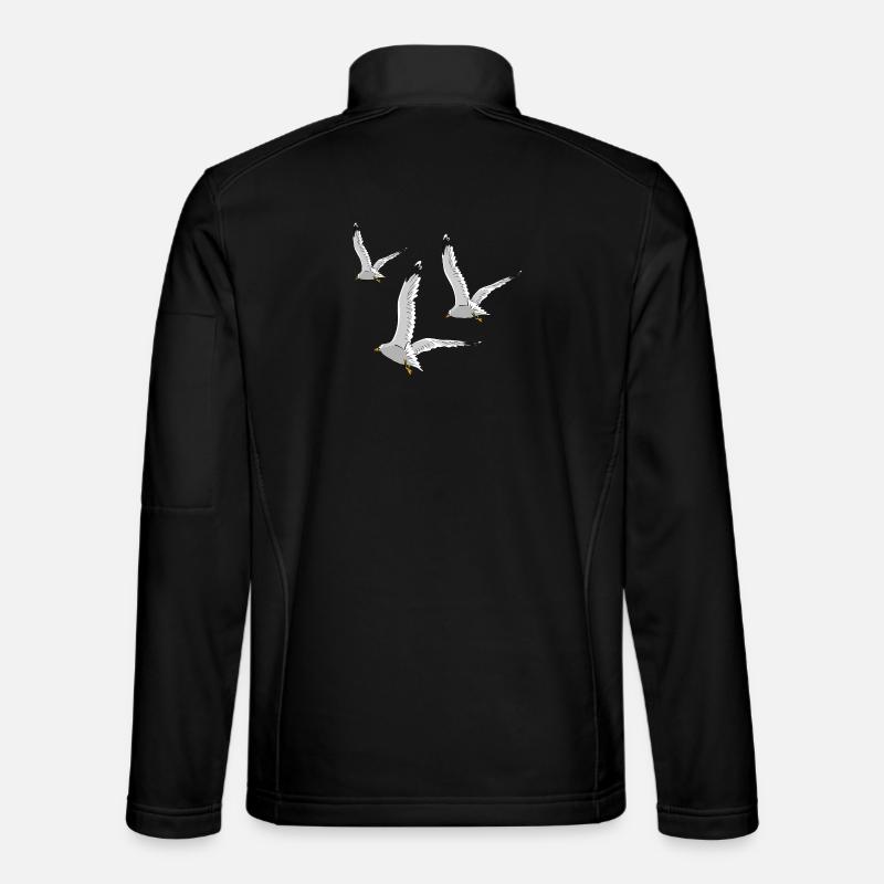 moewe vogel strand urlaub Unisex Softshelljacke