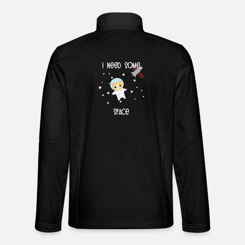 Wissenschaft Katze - Unisex Softshelljacke - Schwarz