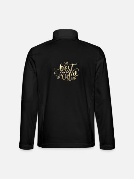 The Best Is Yet To Come - Unisex Softshelljacke - Schwarz