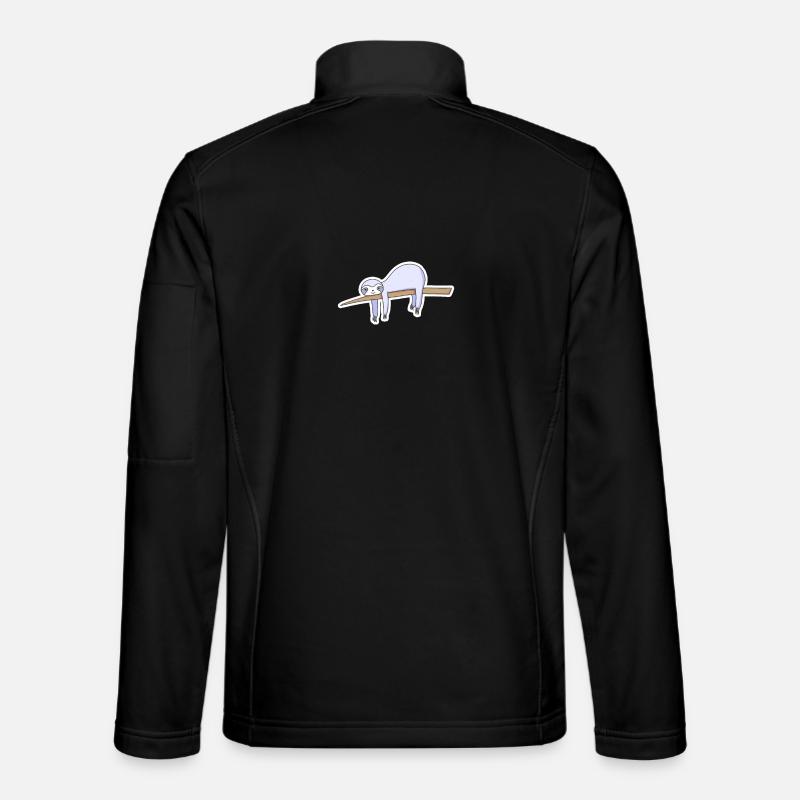 Faultier - Unisex Softshelljacke - Schwarz