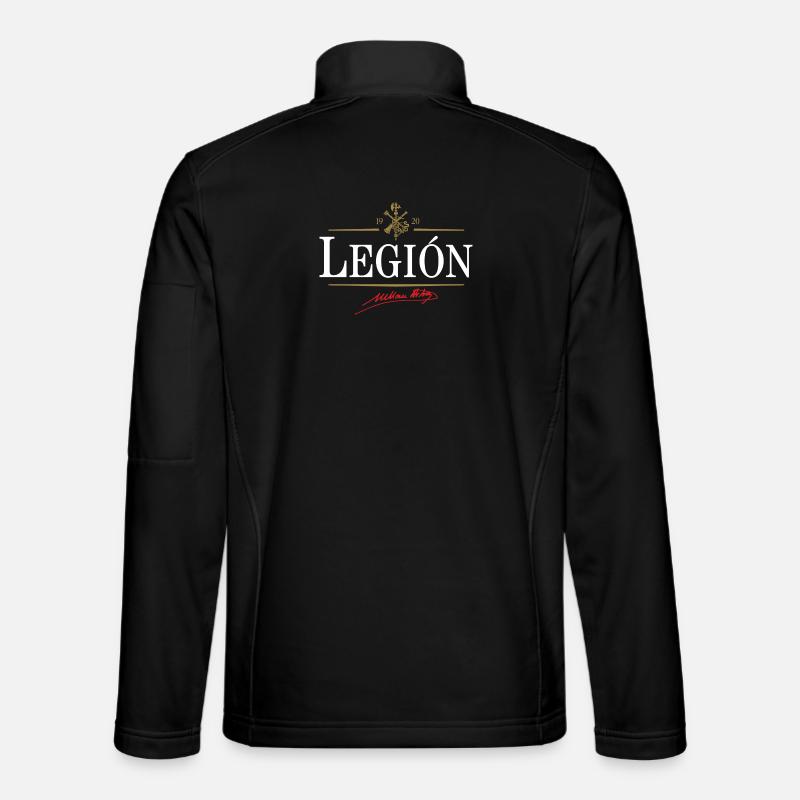 Legion (dark) - Unisex Softshell Jacket - black