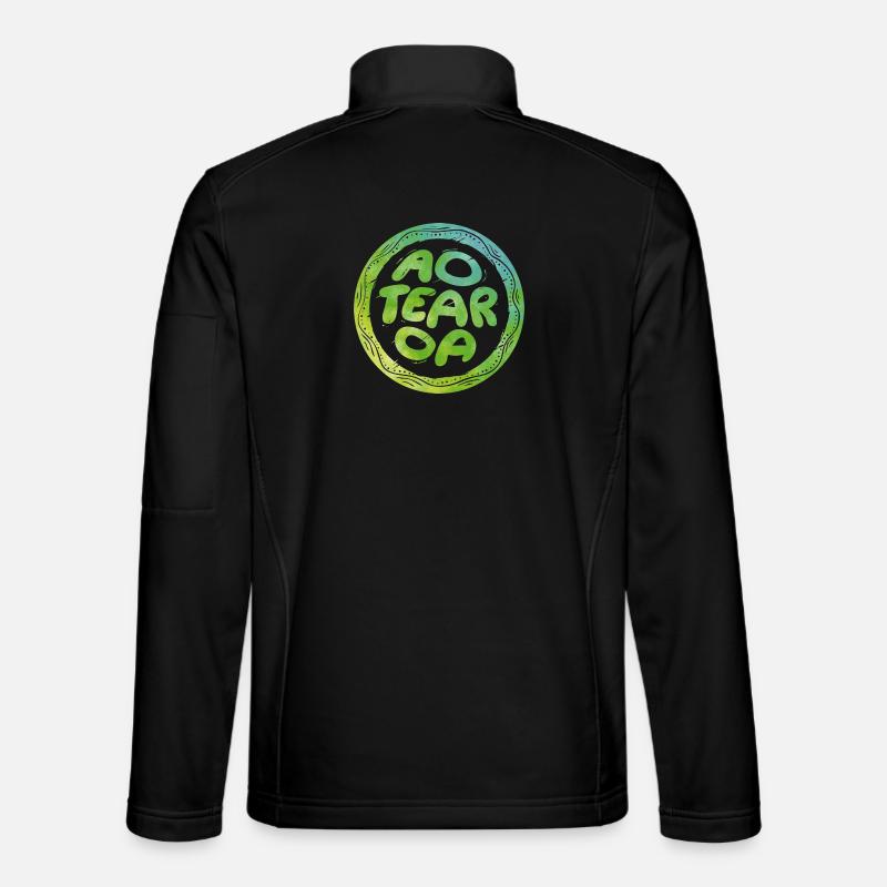 Lettering Aotearoa Veste en tissu softshell Unisexe