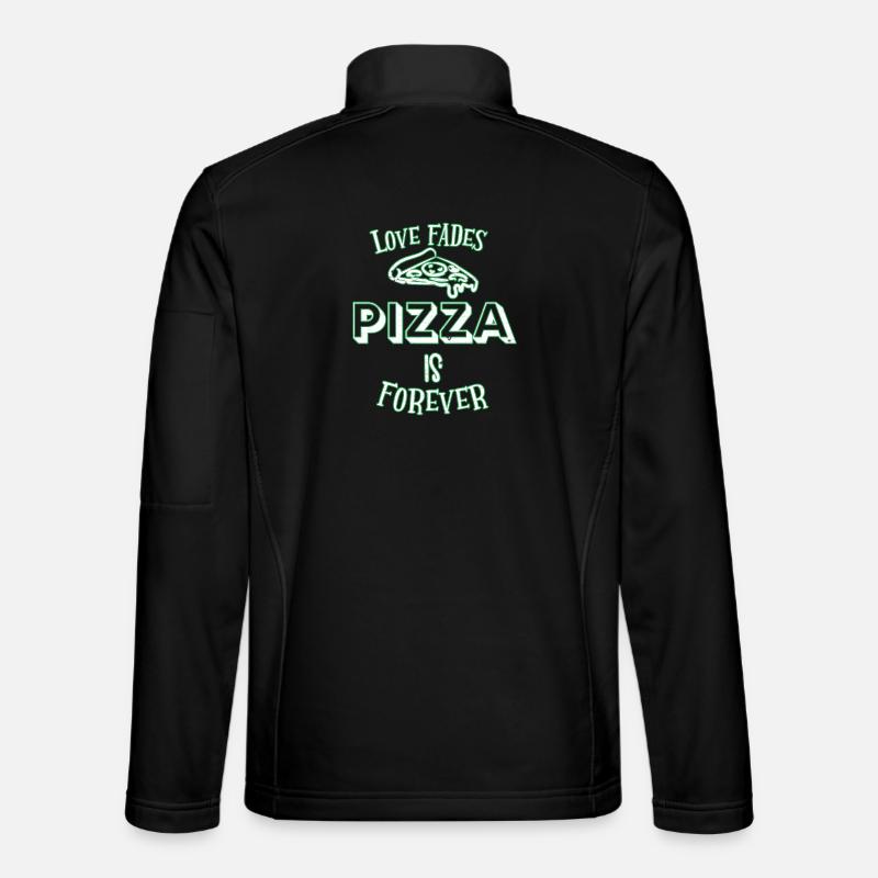 Pizza - Unisex Softshell Jacket - black