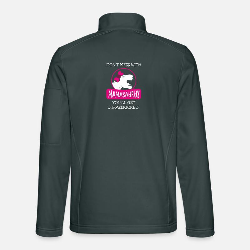 Mamasaurus Rex Dinosaurier Autismus Muttertag Unisex Softshelljacke