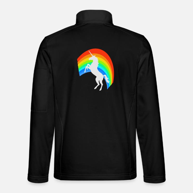 Regenbogen Märchen Unisex Softshelljacke