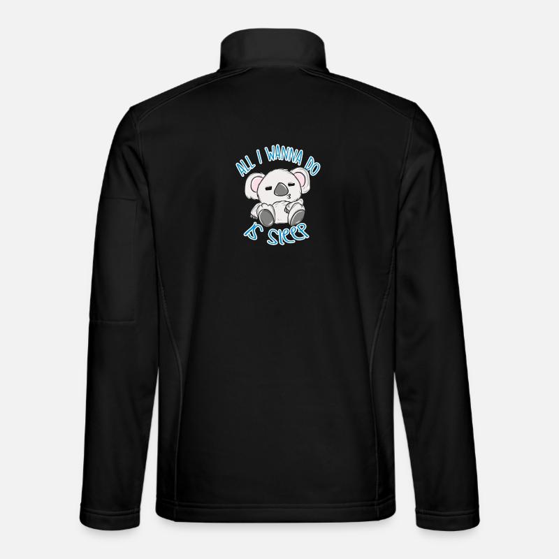 Koala - Unisex Softshelljacke - Schwarz