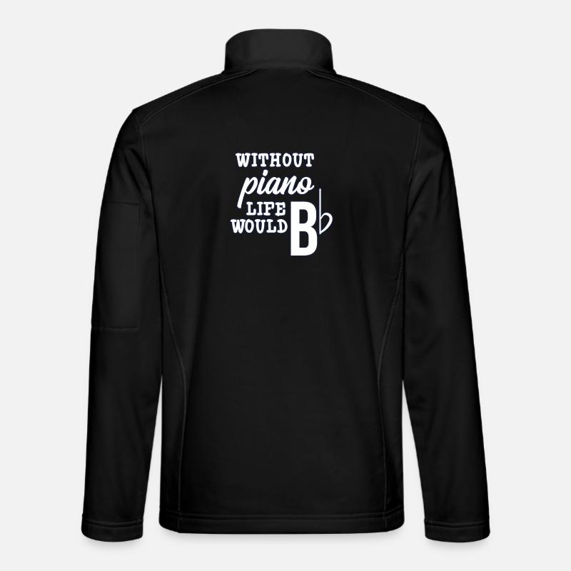Klassische Musik - Unisex Softshelljacke - Schwarz