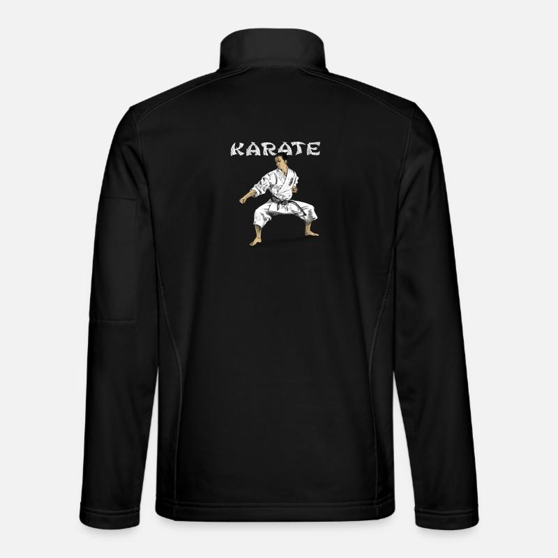 karate - Unisex Softshell Jacket - black