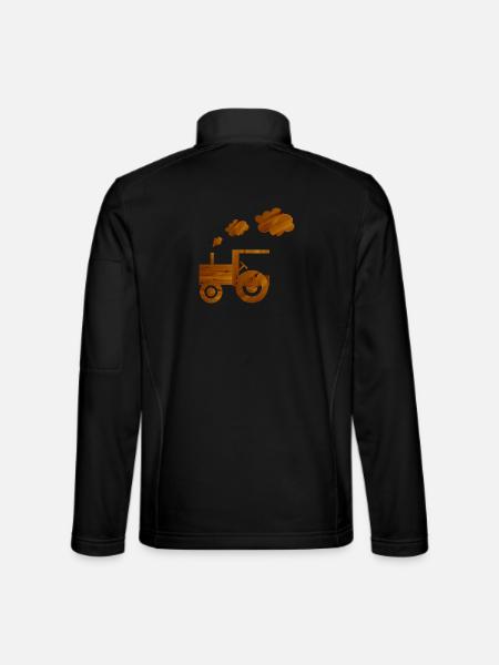 tractor - Unisex Softshell Jacket - black