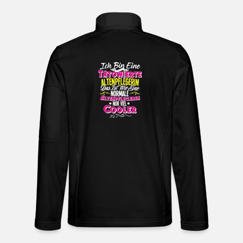 Altenpflegerin Tattoo - Unisex Softshelljacke - Schwarz