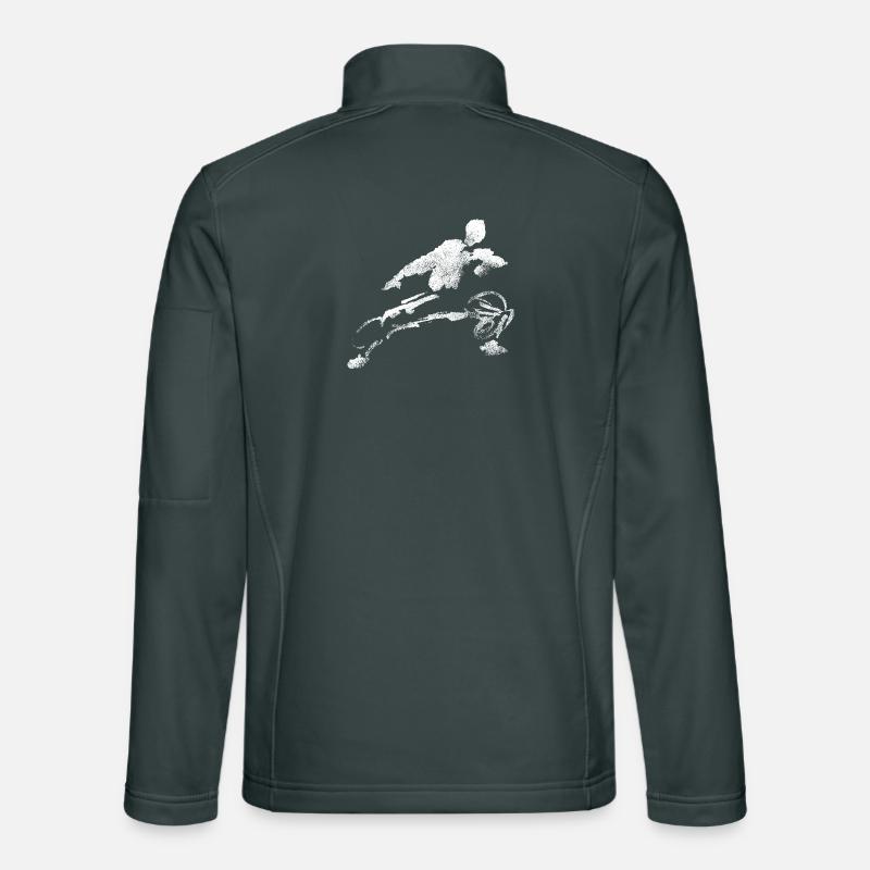 Kung-Fu Shaolin figure Veste en tissu softshell Unisexe