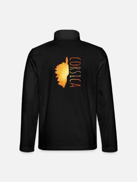 Corse - Veste en tissu softshell Unisexe - noir