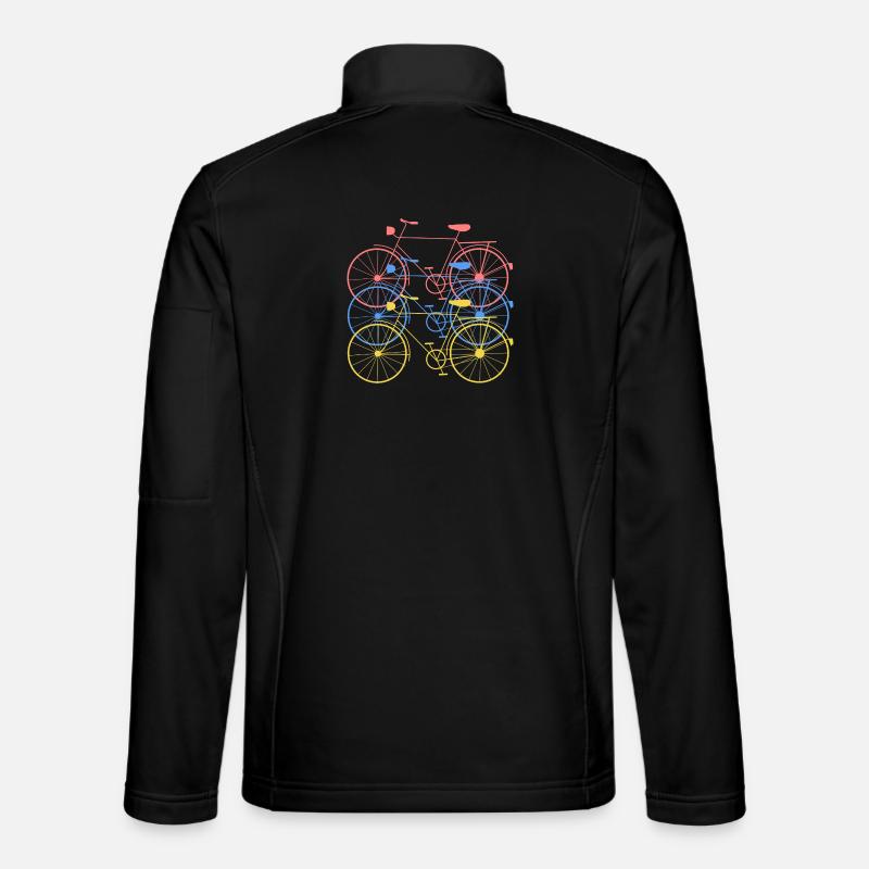 Fahrrad Rad - Unisex Softshelljacke - Schwarz
