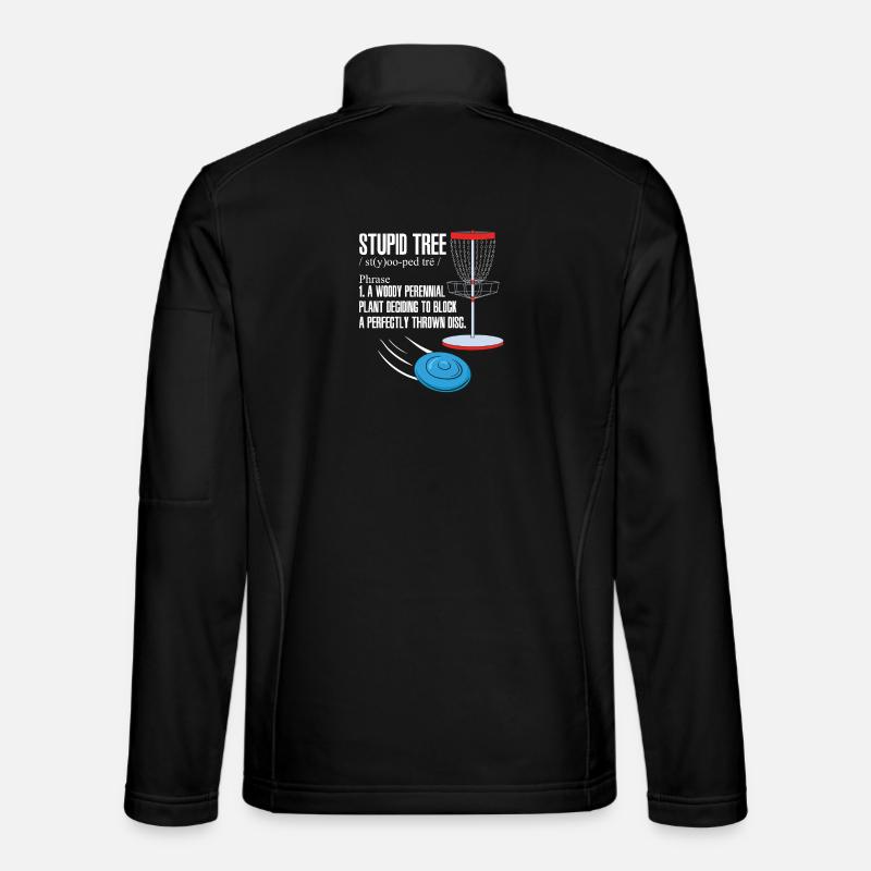 Disc Golf - Unisex Softshelljacke - Schwarz