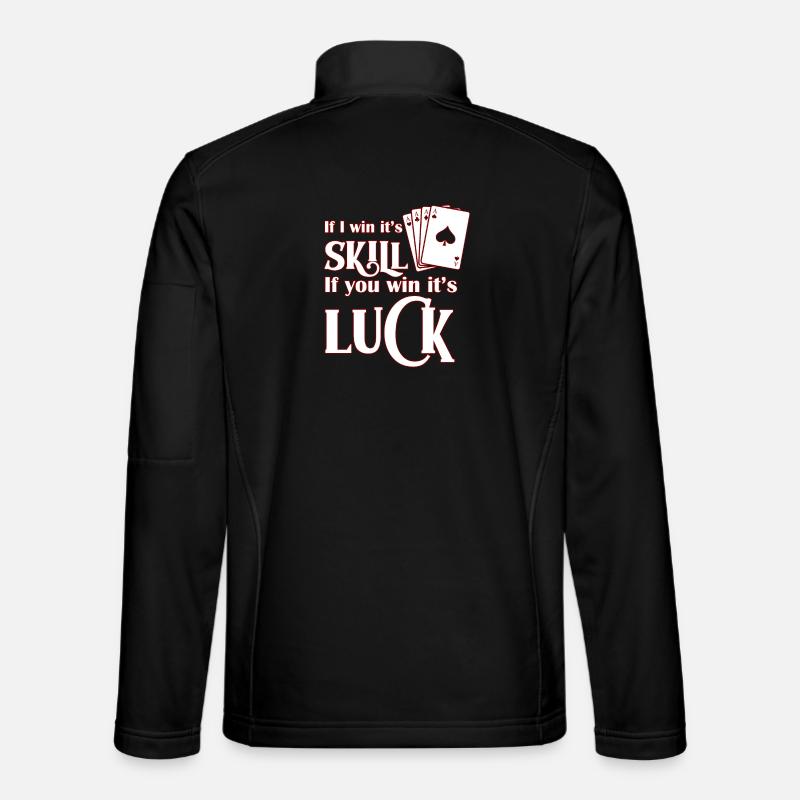 Poker - Unisex Softshelljacke - Schwarz