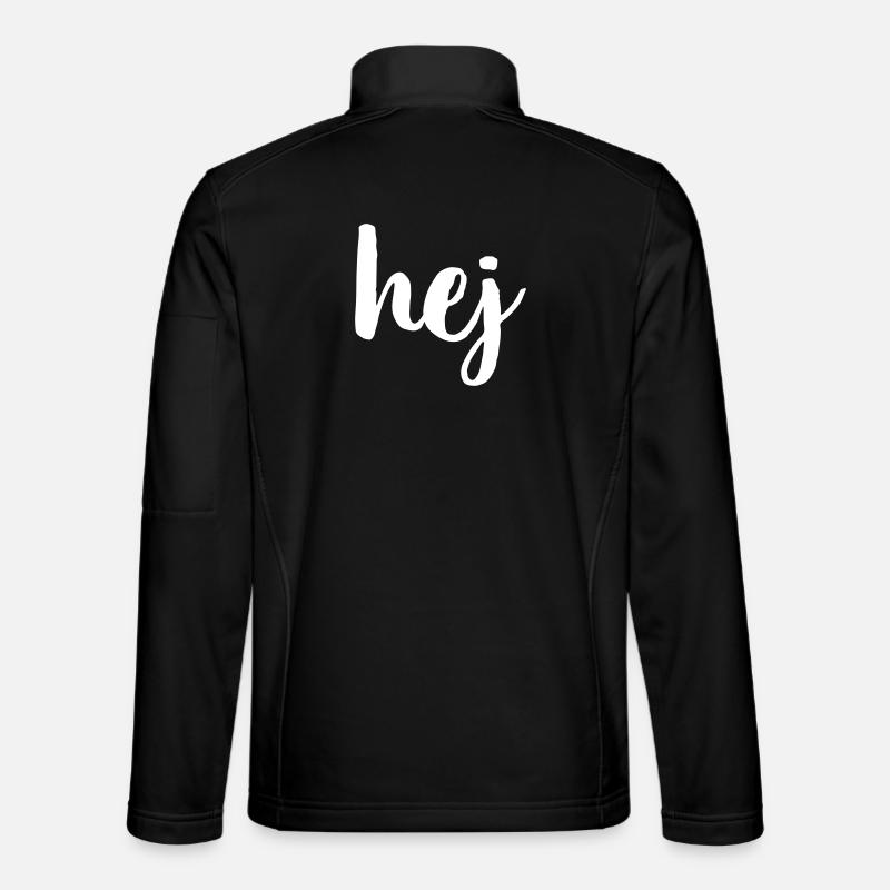 hej I Hello Welcome I Gift Unisex Softshell Jacket