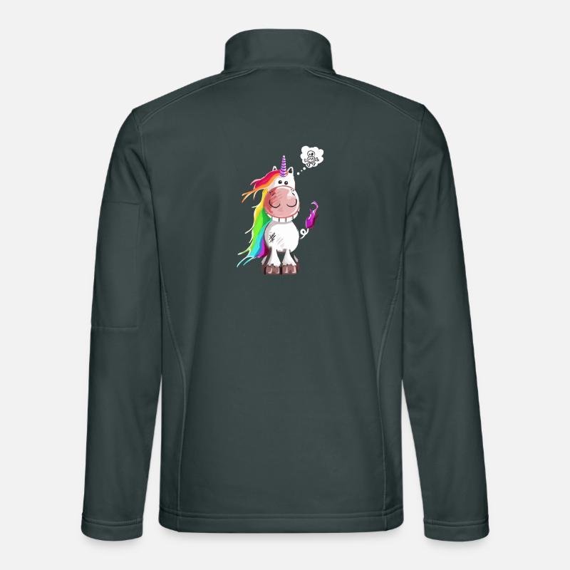 Skull Unicorn - Unicorns - Comic Unisex Softshell Jacket