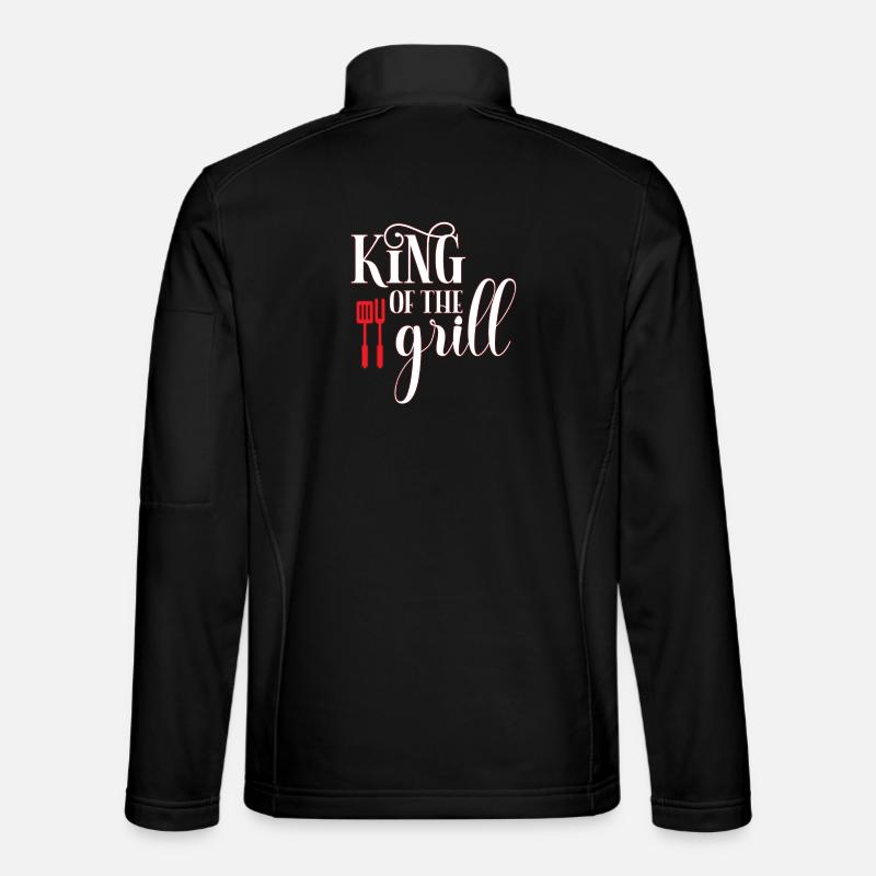 Grillkönig - Unisex Softshell Jacket - black