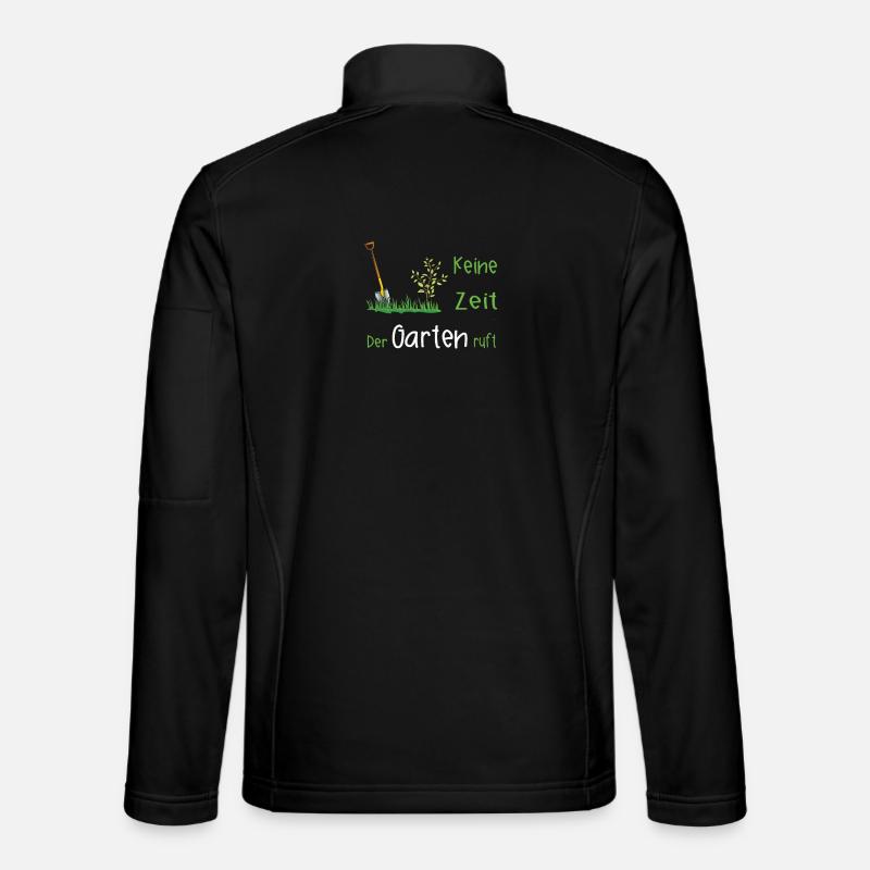 Garten Gärtner Gartenarbeit Geschenk - Unisex Softshelljacke - Schwarz