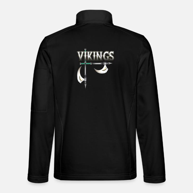 Wikinger Krieger - Unisex Softshelljacke - Schwarz