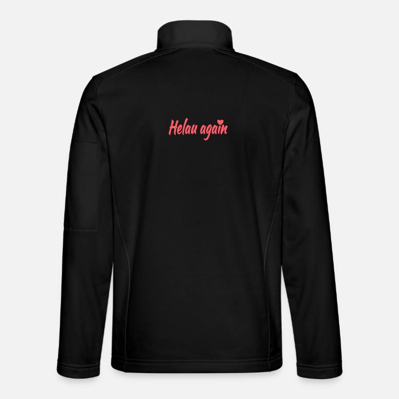 Helau again, Witziges Düsseldorf Karneval mit Herz Unisex Softshelljacke