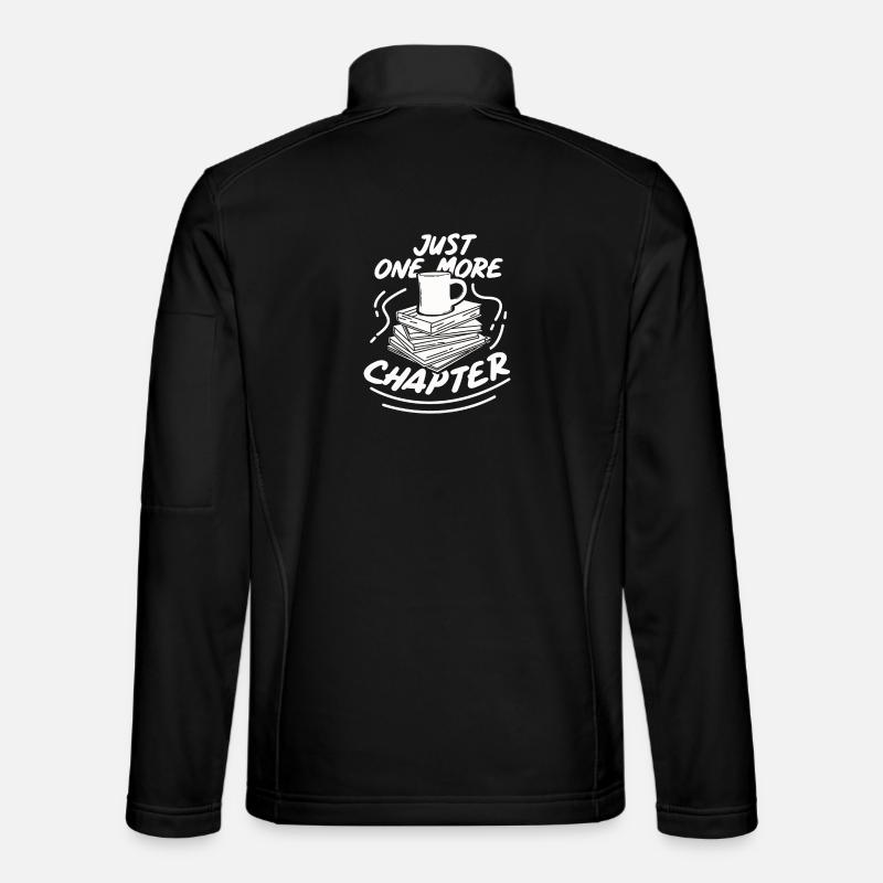 Read books book gift bookshelf - Unisex Softshell Jacket - black