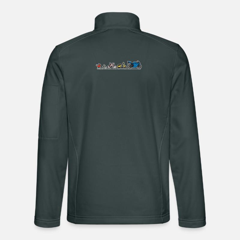 Evolution du développement de la moto Biker Evolution Veste en tissu softshell Unisexe