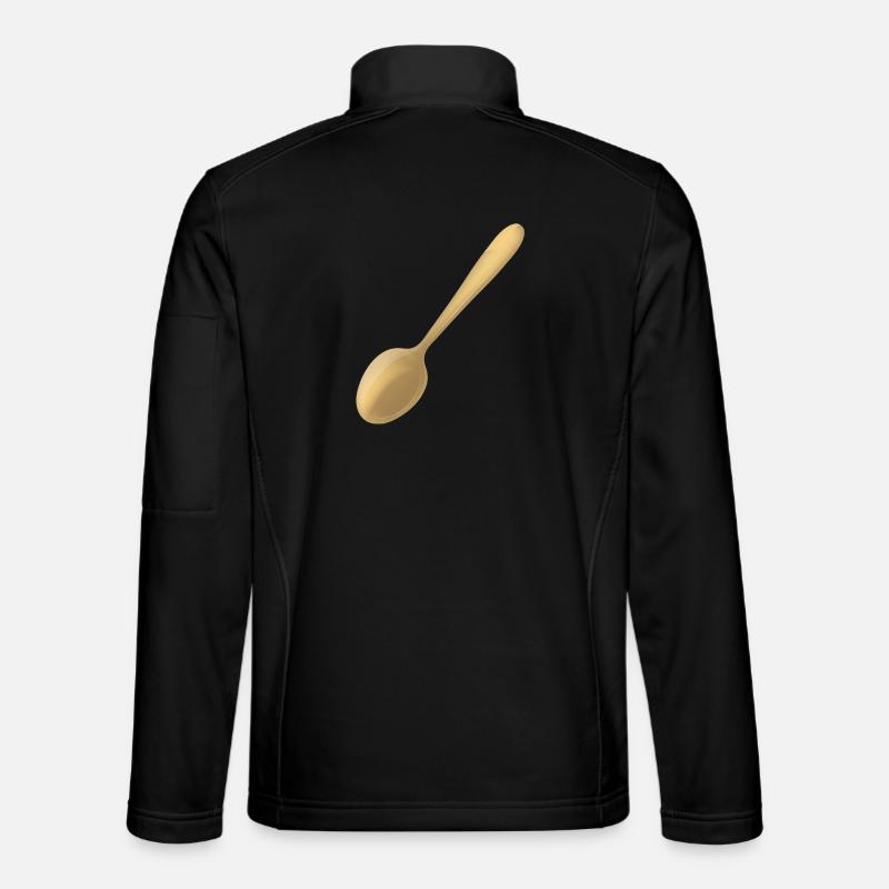 a golden spoon - Unisex Softshell Jacket - black