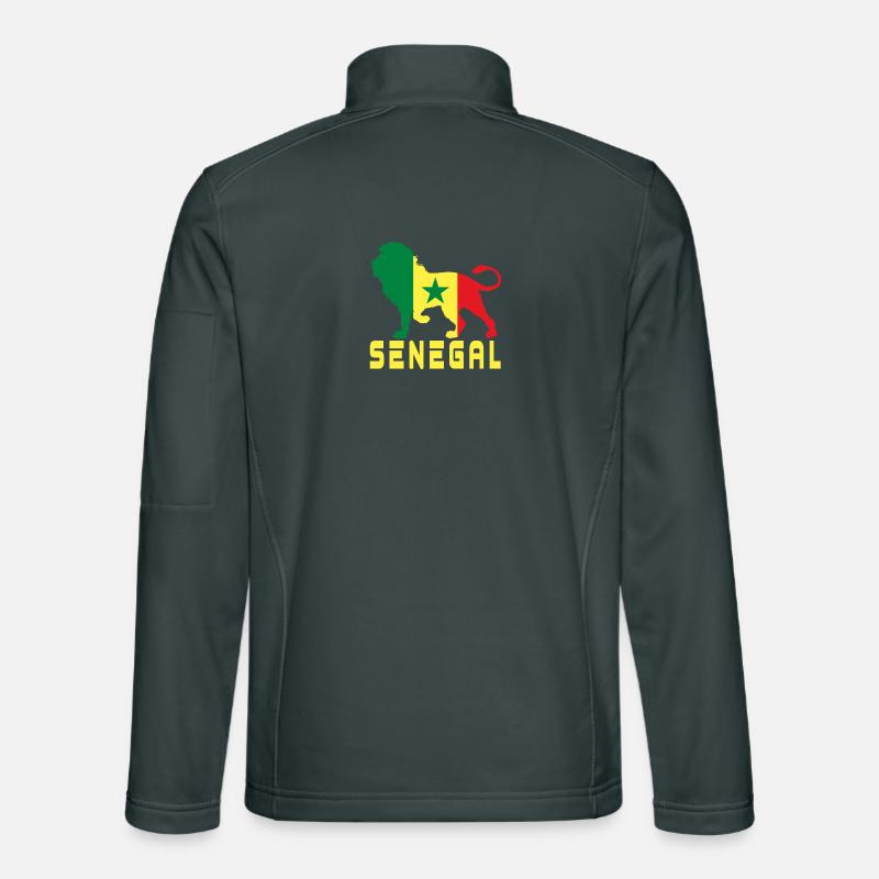 Senegal lion Unisex Softshell Jacket