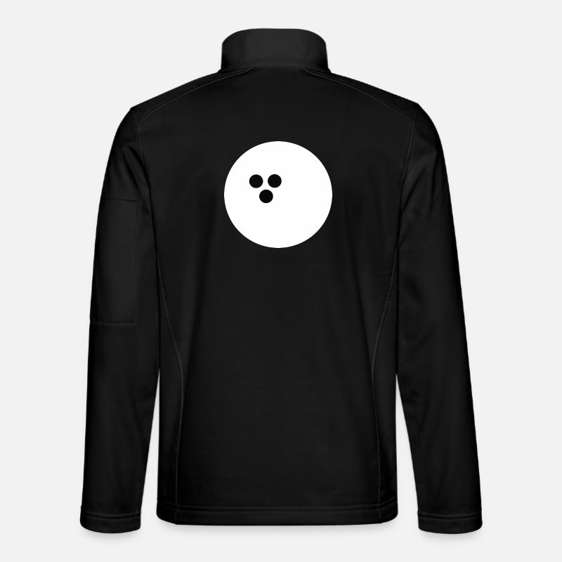 Bowling Ball, Bowling - Unisex Softshell Jacket - black