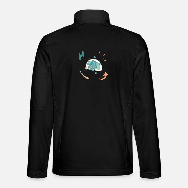 Lässiges Design mit Farbverlauf Unisex Softshelljacke