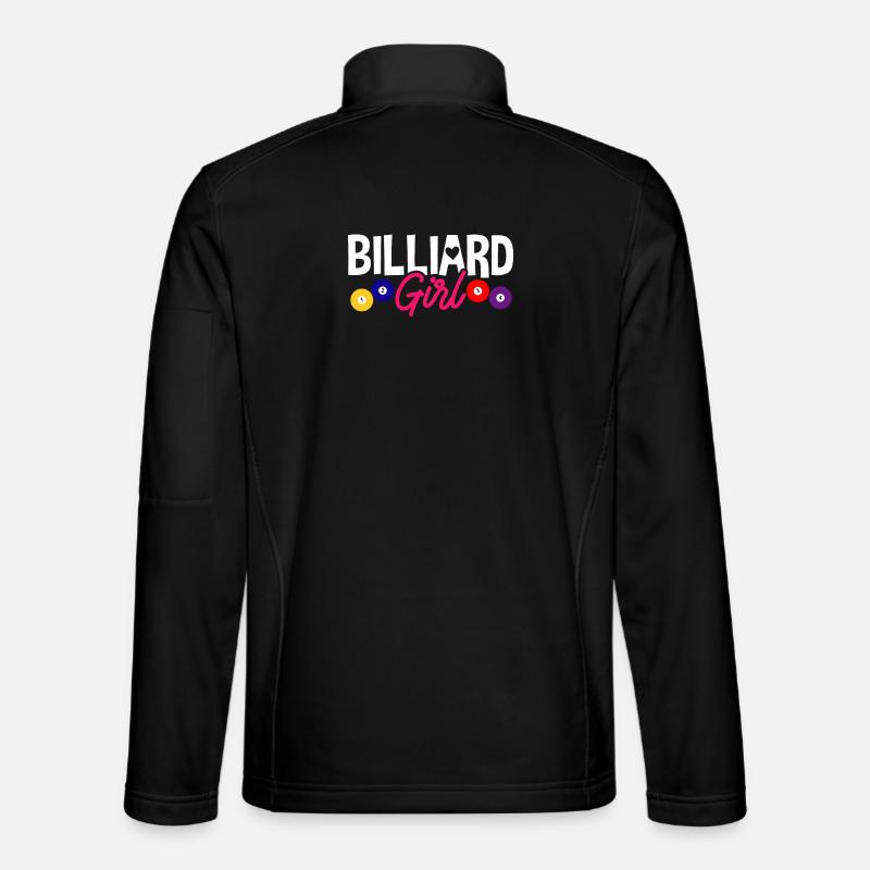 Billard Billard Pool - Unisex Softshelljacke - Schwarz
