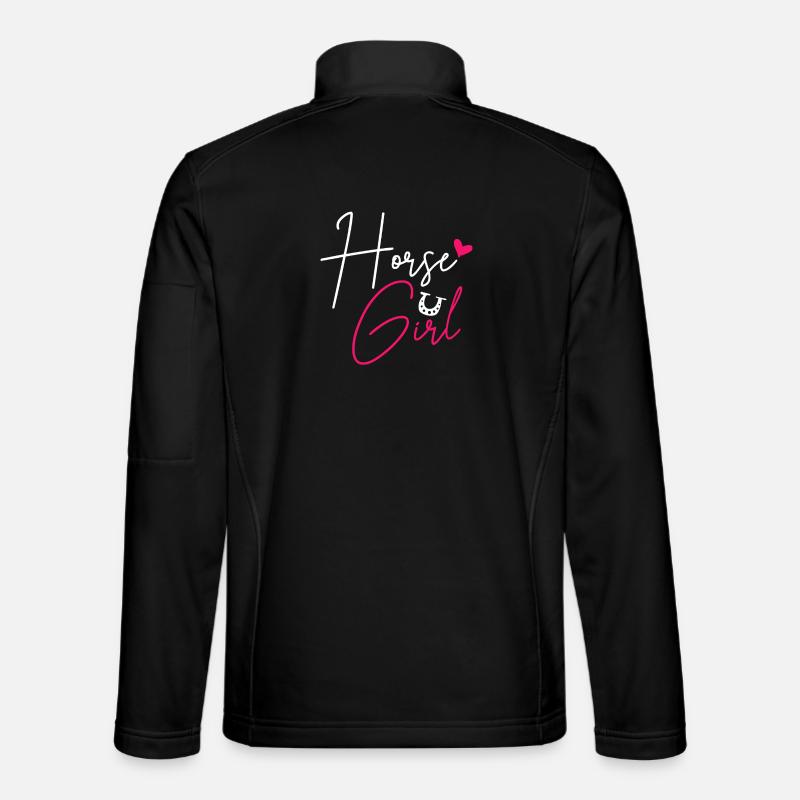 Horse Horse Lovers - Unisex Softshell Jacket - black