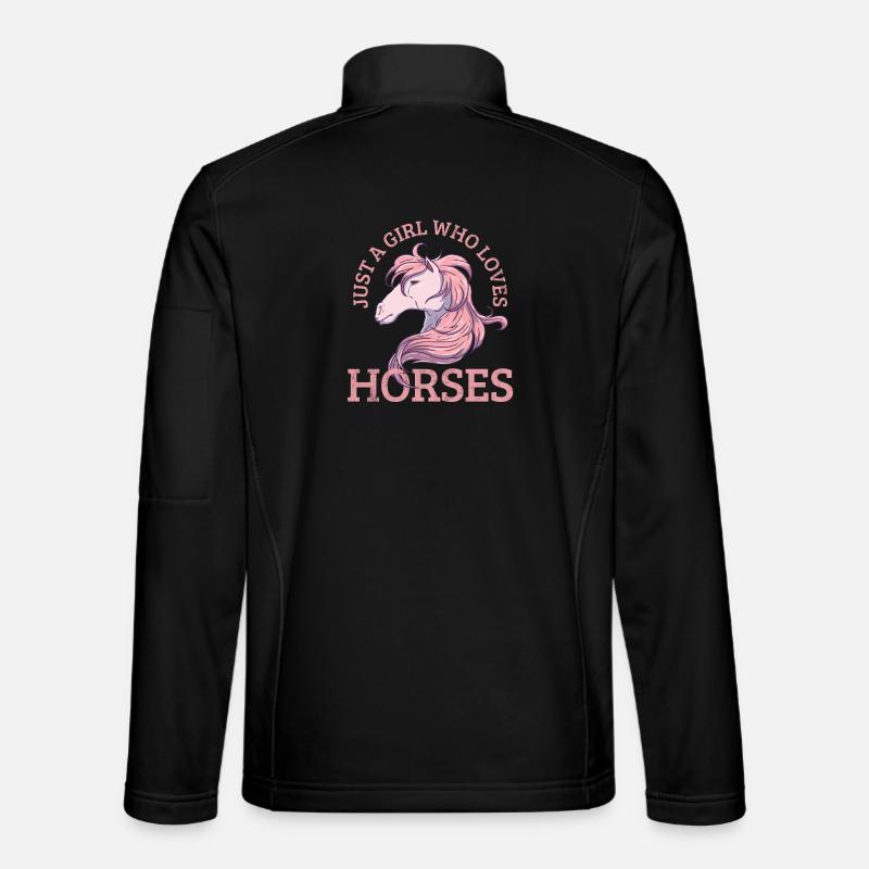 Cheval Veste en tissu softshell Unisexe