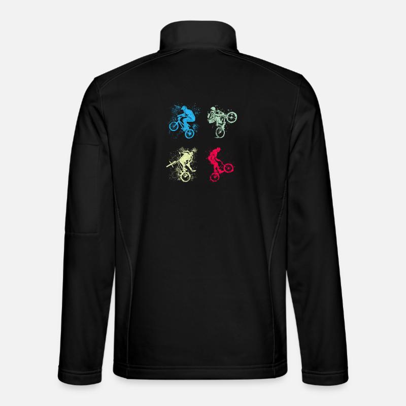 BMX / Bmx / bmx / gift idea / birthday - Unisex Softshell Jacket - black