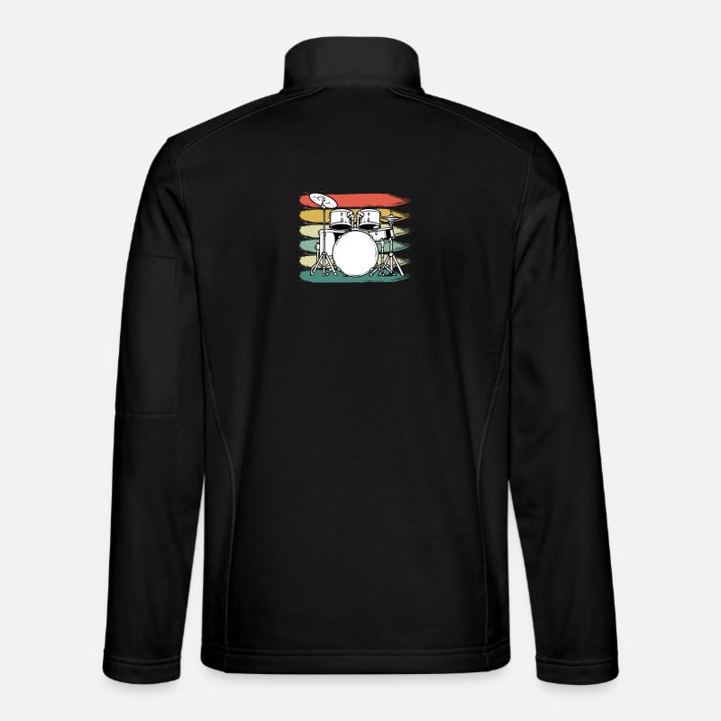 Drums Drummer Unisex Softshell Jacket