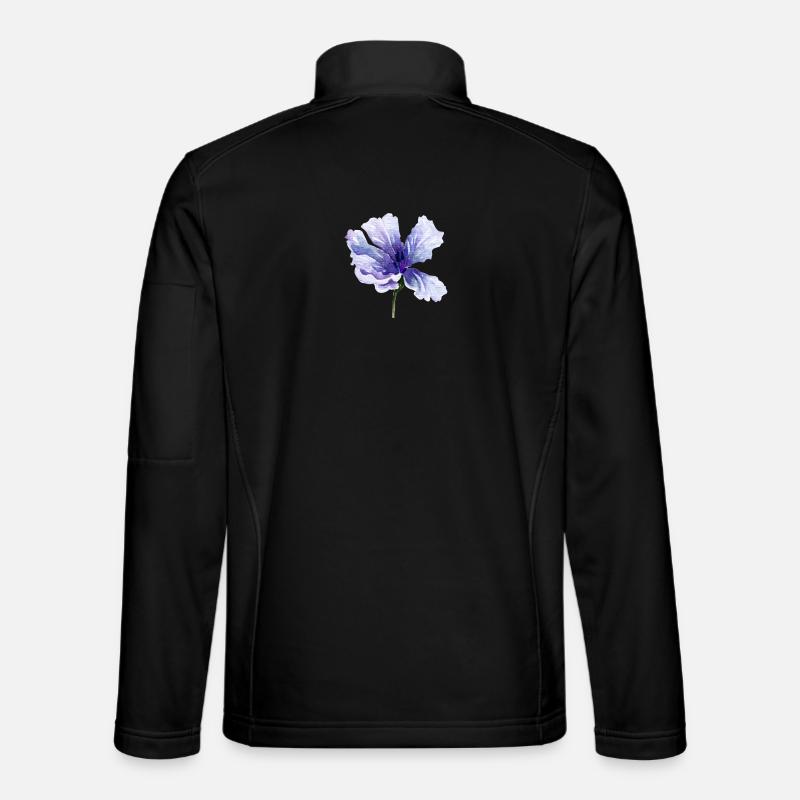 flower - Unisex Softshell Jacket - black