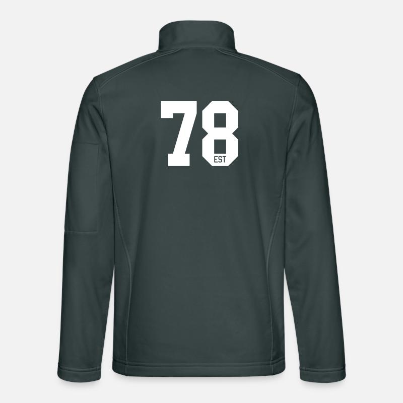78 EST Bold Typography Unisex Softshelljacke