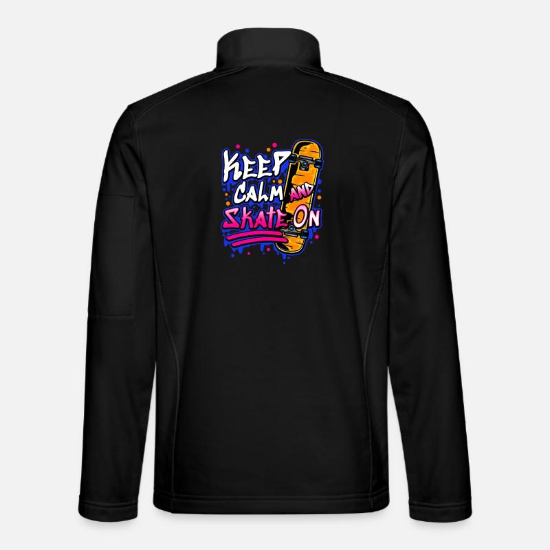 Skateboarder Skateboard - Unisex Softshelljacke - Schwarz