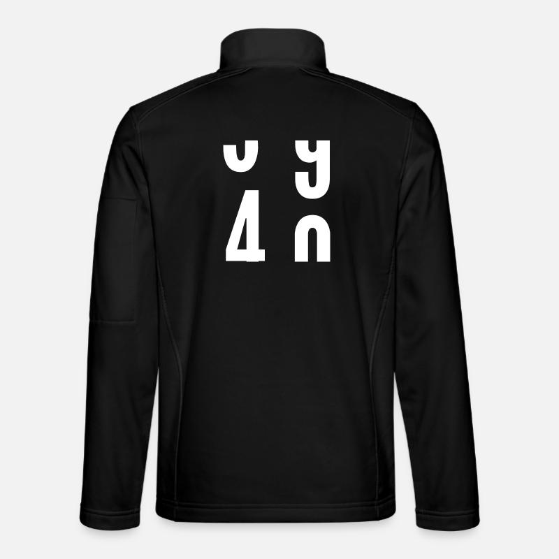 40 Jahre - Unisex Softshelljacke - Schwarz