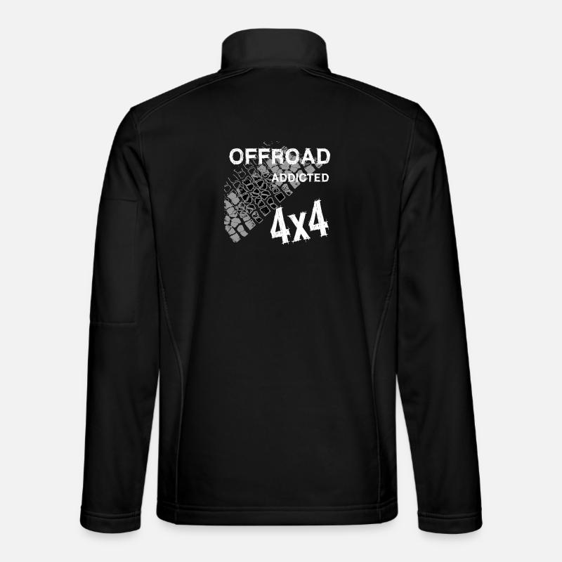 Defender Land-Rover OFF Road White Unisex Softshell Jacket
