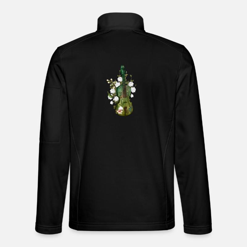 Wunderbare Geige - Unisex Softshelljacke - Schwarz