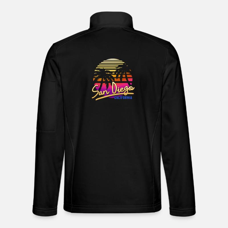 San Diego - Unisex Softshelljacke - Schwarz