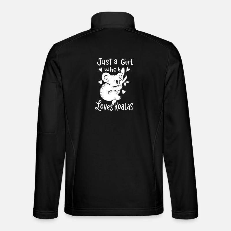 Koalas - Unisex Softshelljacke - Schwarz