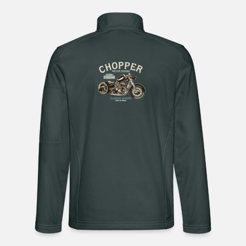 Moteur Chopper Custom Veste en tissu softshell Unisexe