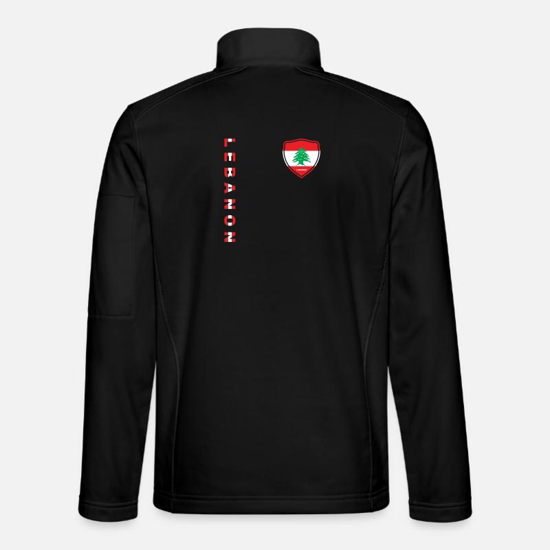 Libanon Beirut Libanese Libanesin Libanesisch LBN - Unisex Softshelljacke - Schwarz