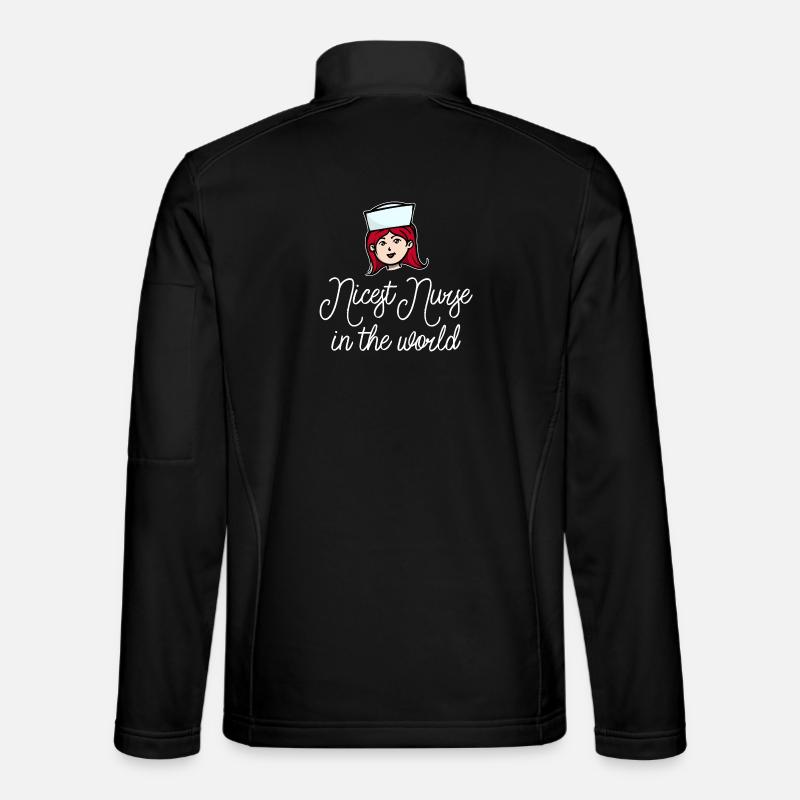 Nurse carer social worker - Unisex Softshell Jacket - black